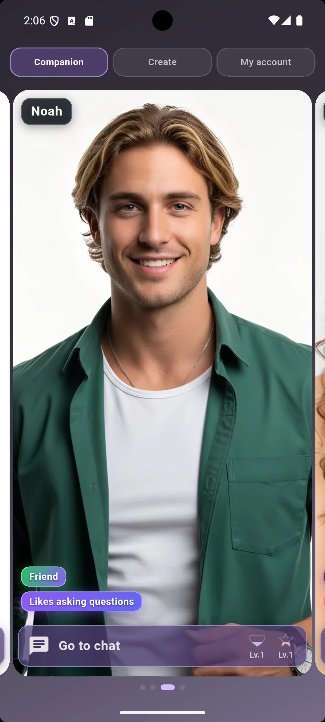 Climaxoid AI boyfriend catalog